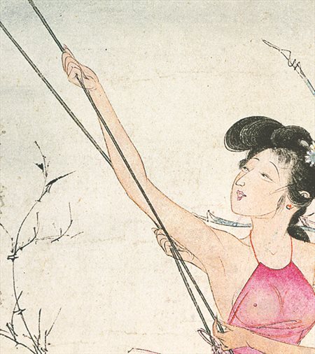 仲巴县-胡也佛的仕女画和最知名的金瓶梅秘戏图